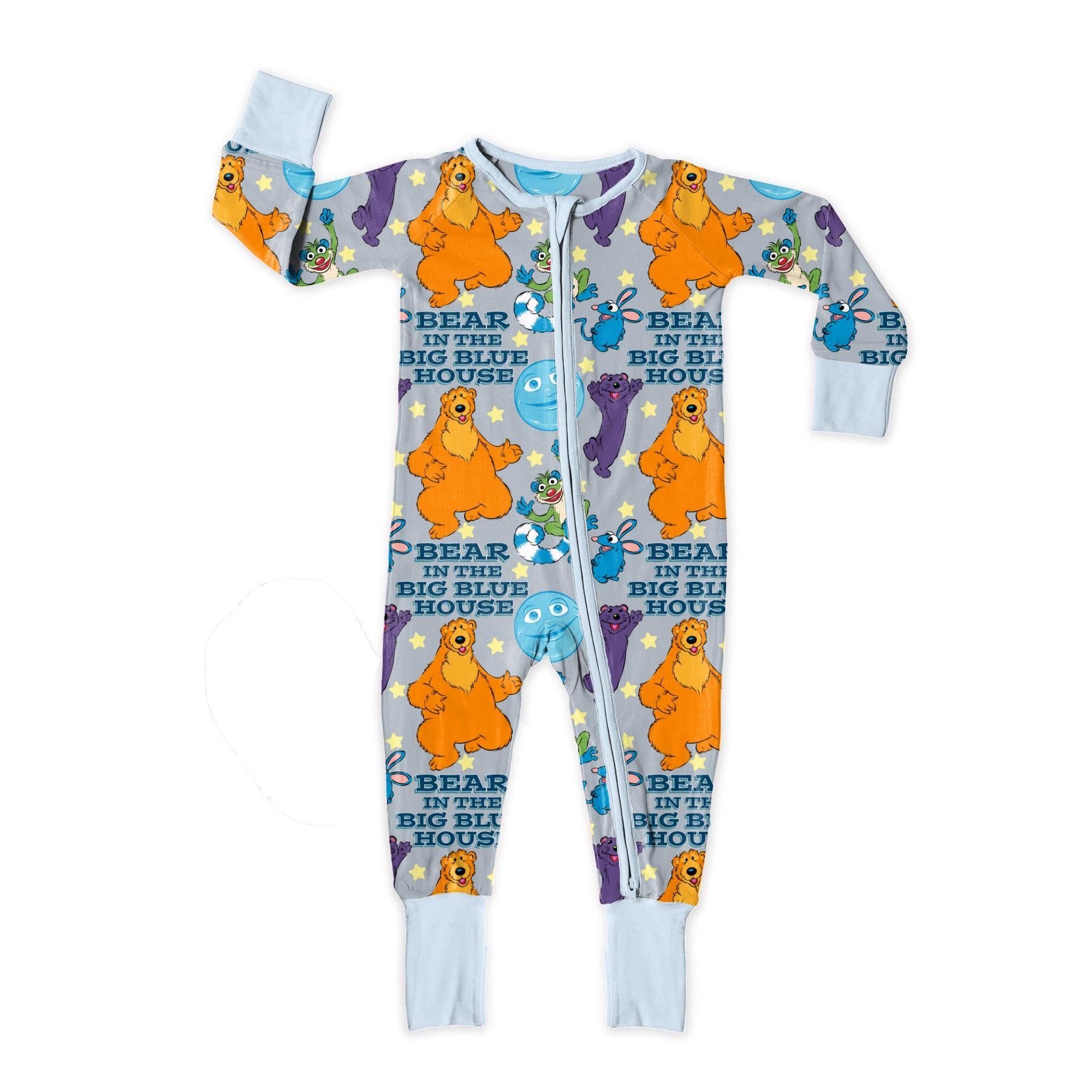 Magical Moonlight Bear Light and Dark seamless