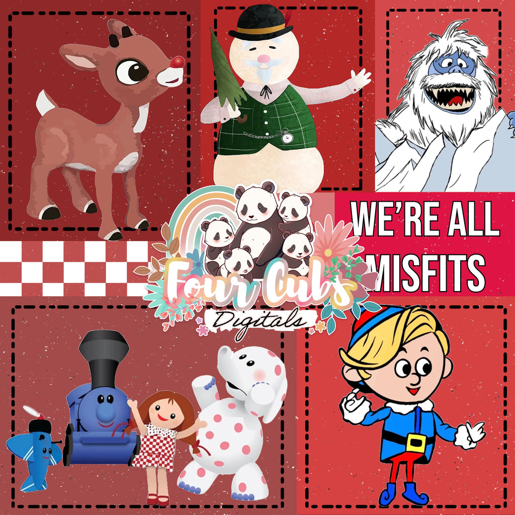 We’re All Misfits seamless