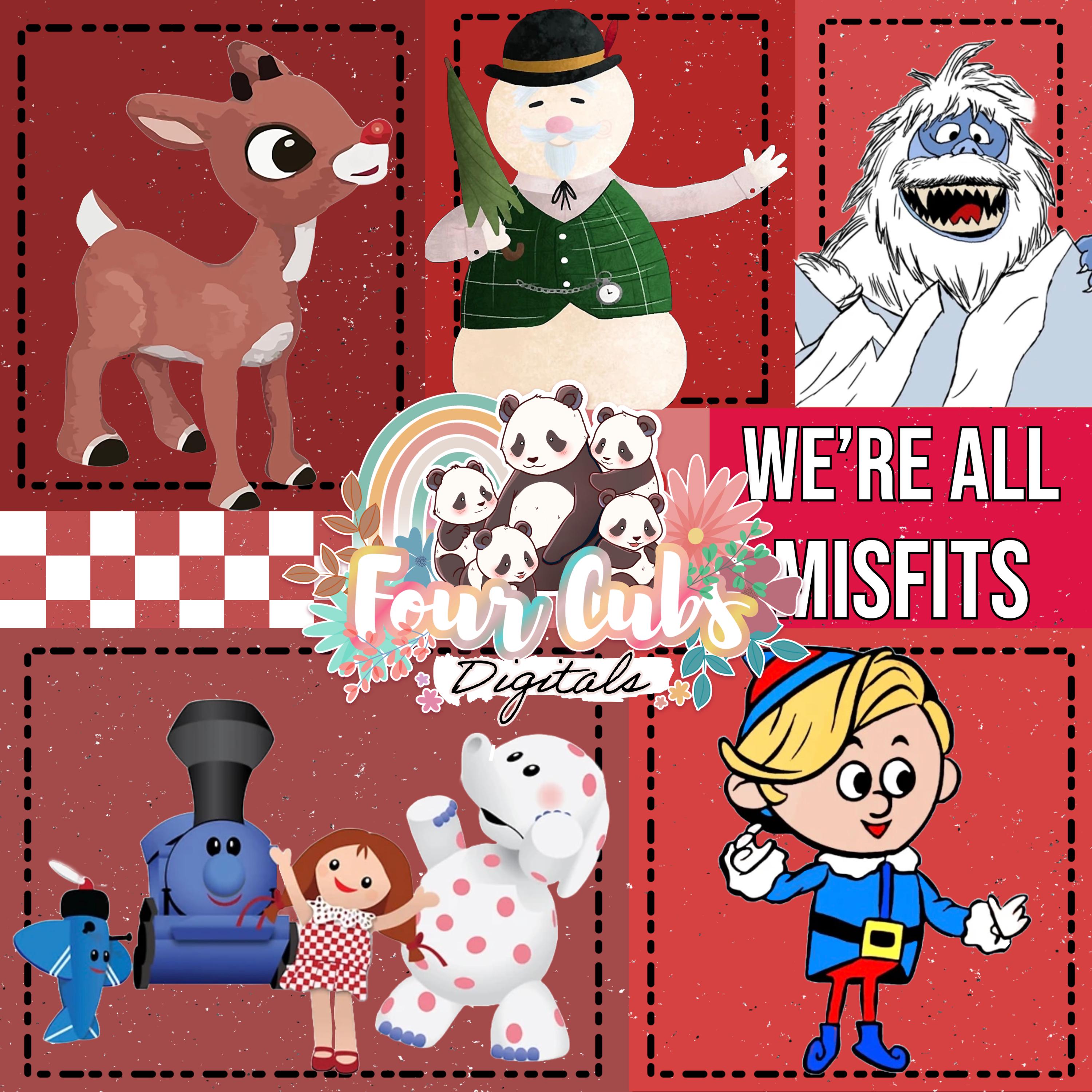 We’re All Misfits seamless