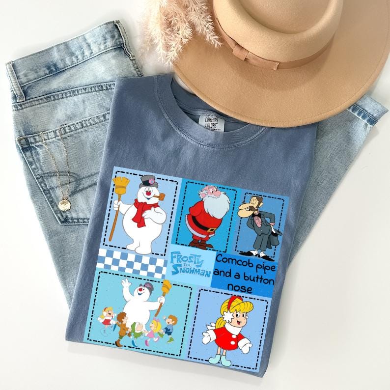 Magic Christmas Snowman seamless