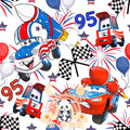 KA-CHOW 4th of July white, grey, red and blue seamless