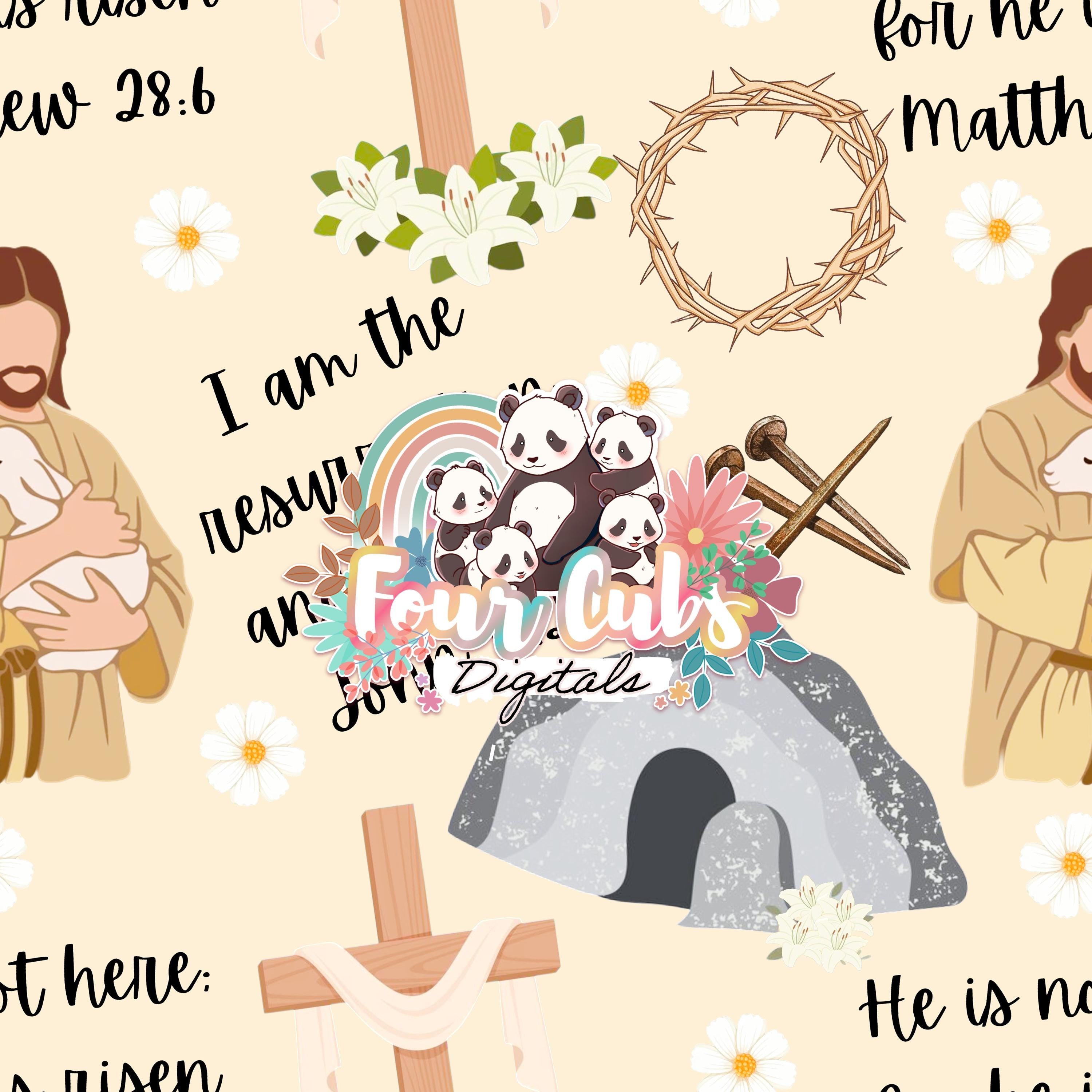 He Is Risen seamless