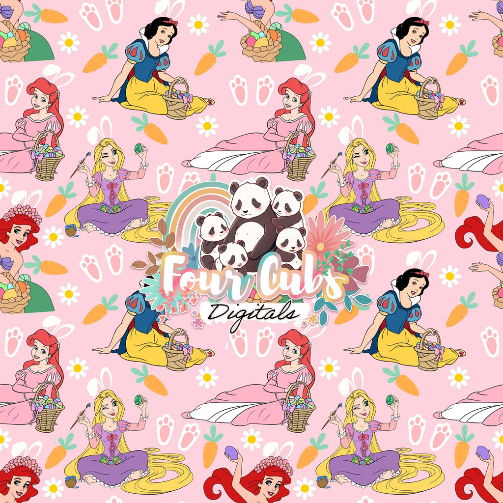 Easter Princess seamless