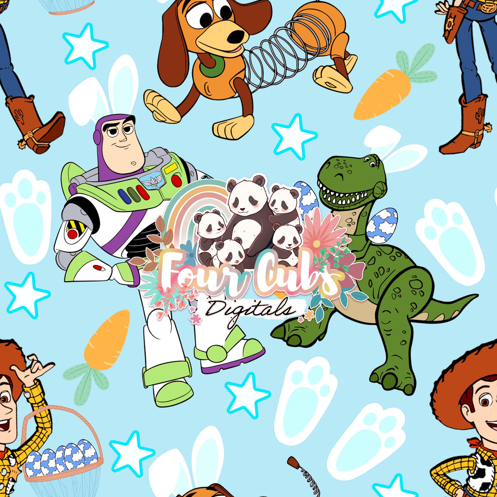 Easter Magical Toys seamless