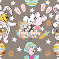 Pooh Easter seamless