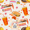 Donuts and Coffee seamless