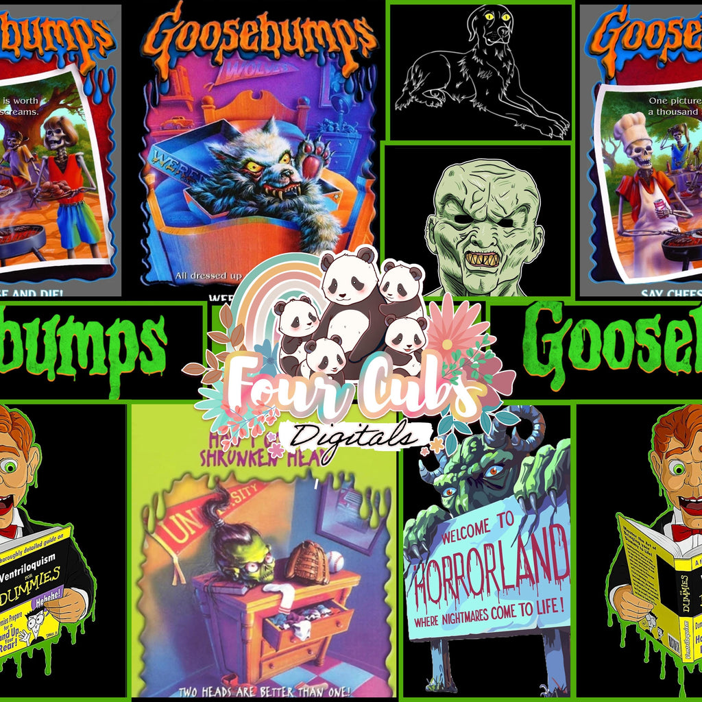 Scary Books seamless