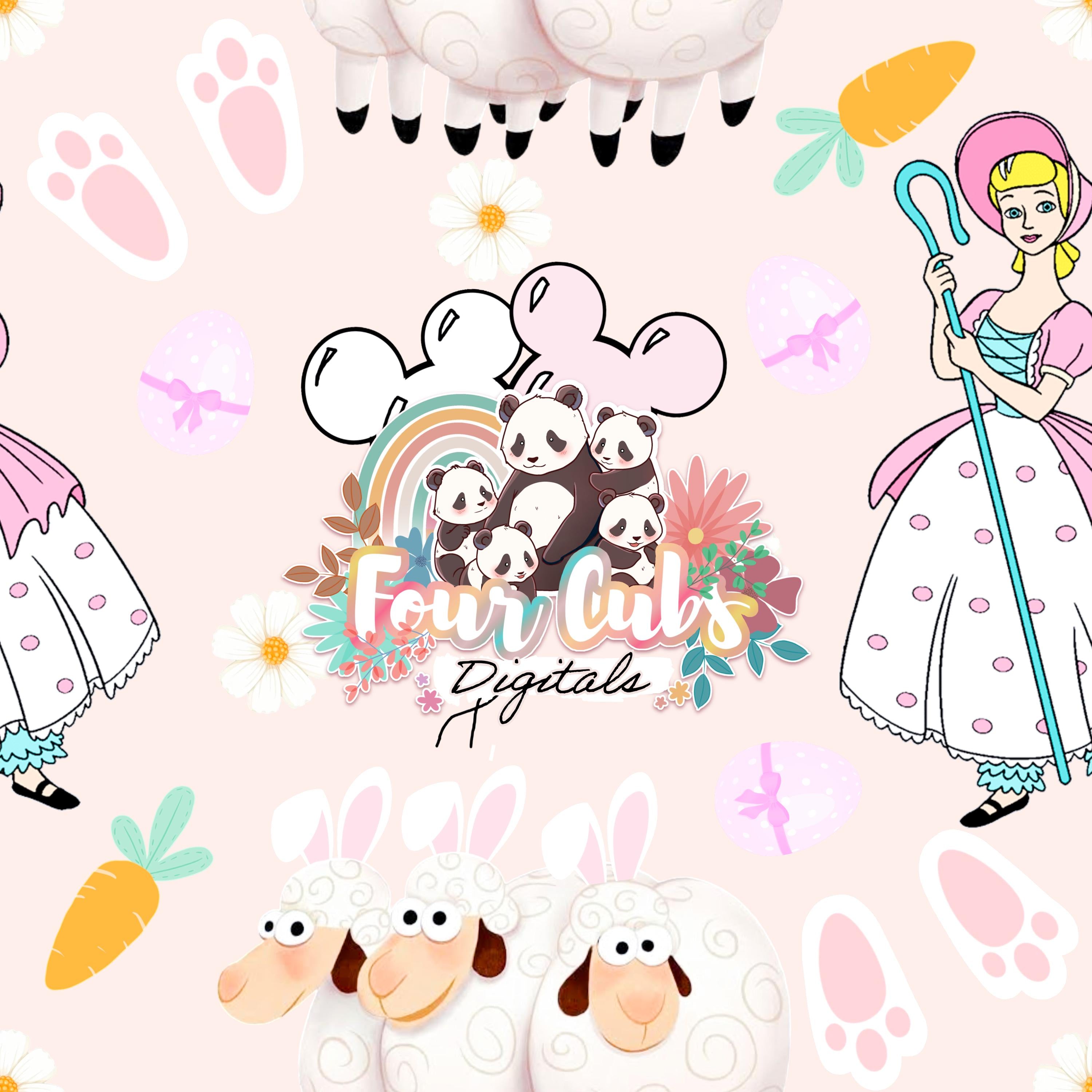 Easter Magical Sheep seamless