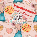 Valentines Cookie Mouse seamless
