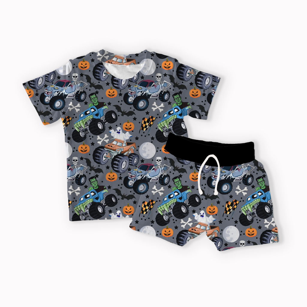Halloween Trucks seamless