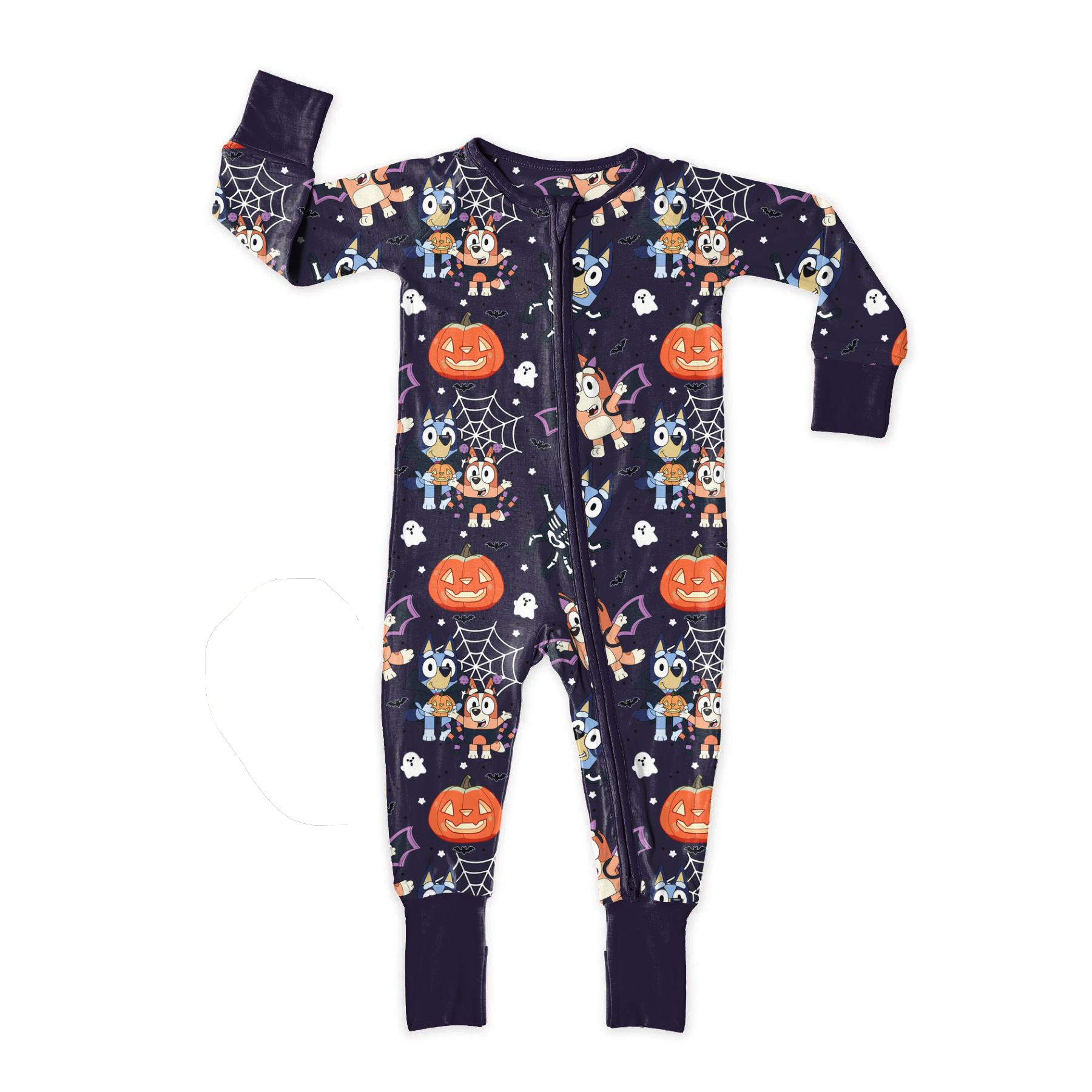 Dog Sisters Halloween seamless