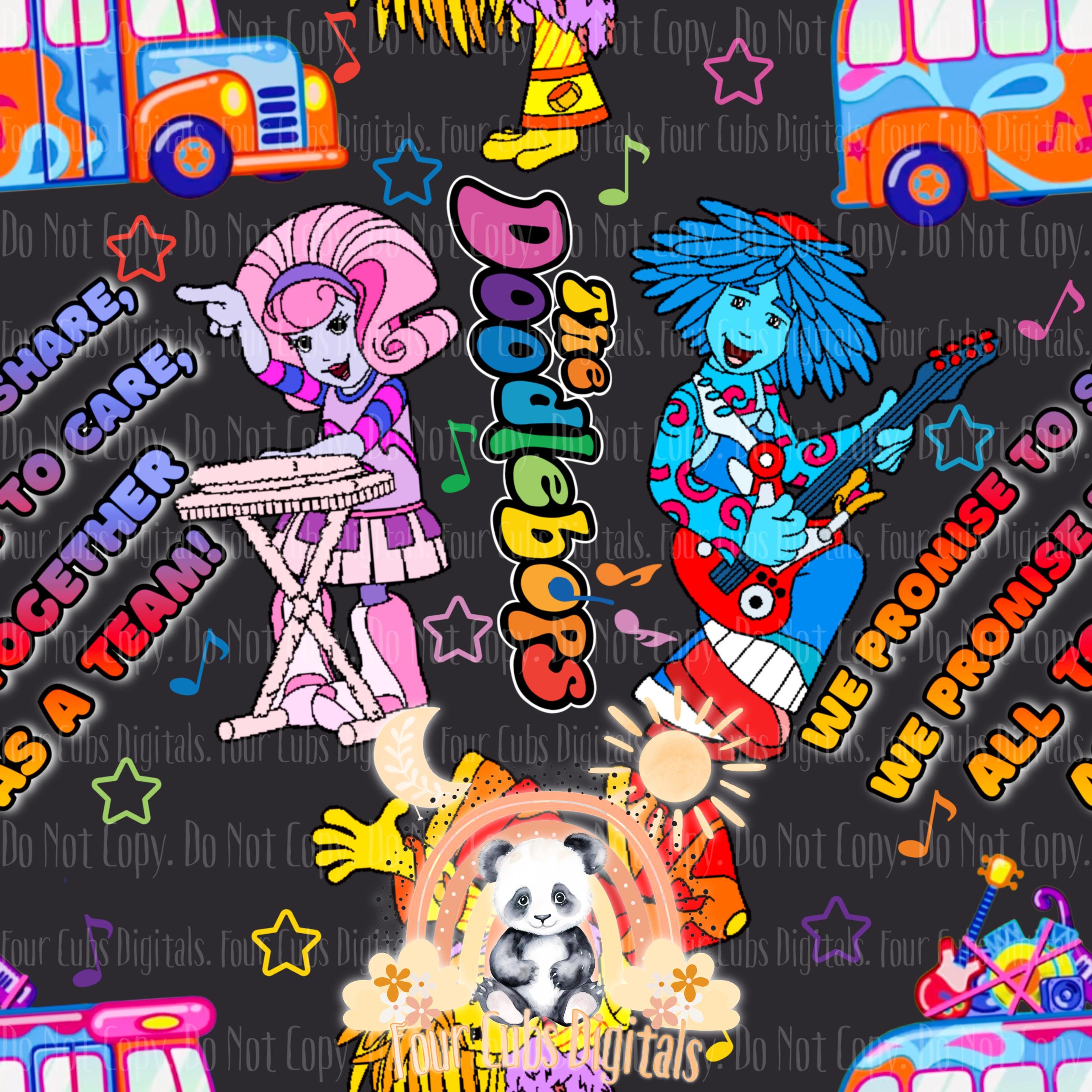 Retro Music Bus seamless