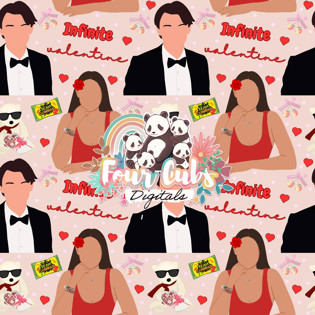 Infinite Valentine seamless