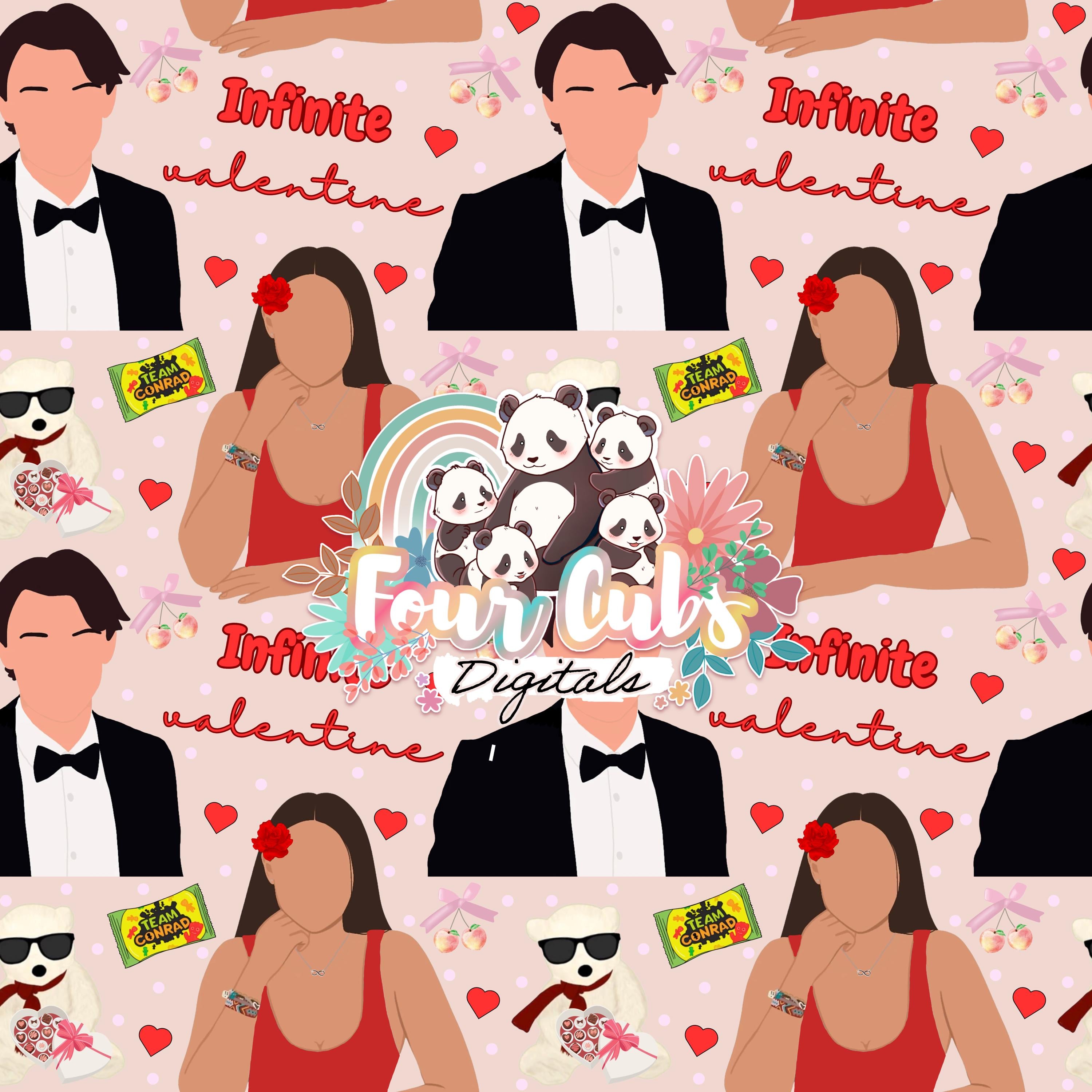 Infinite Valentine seamless
