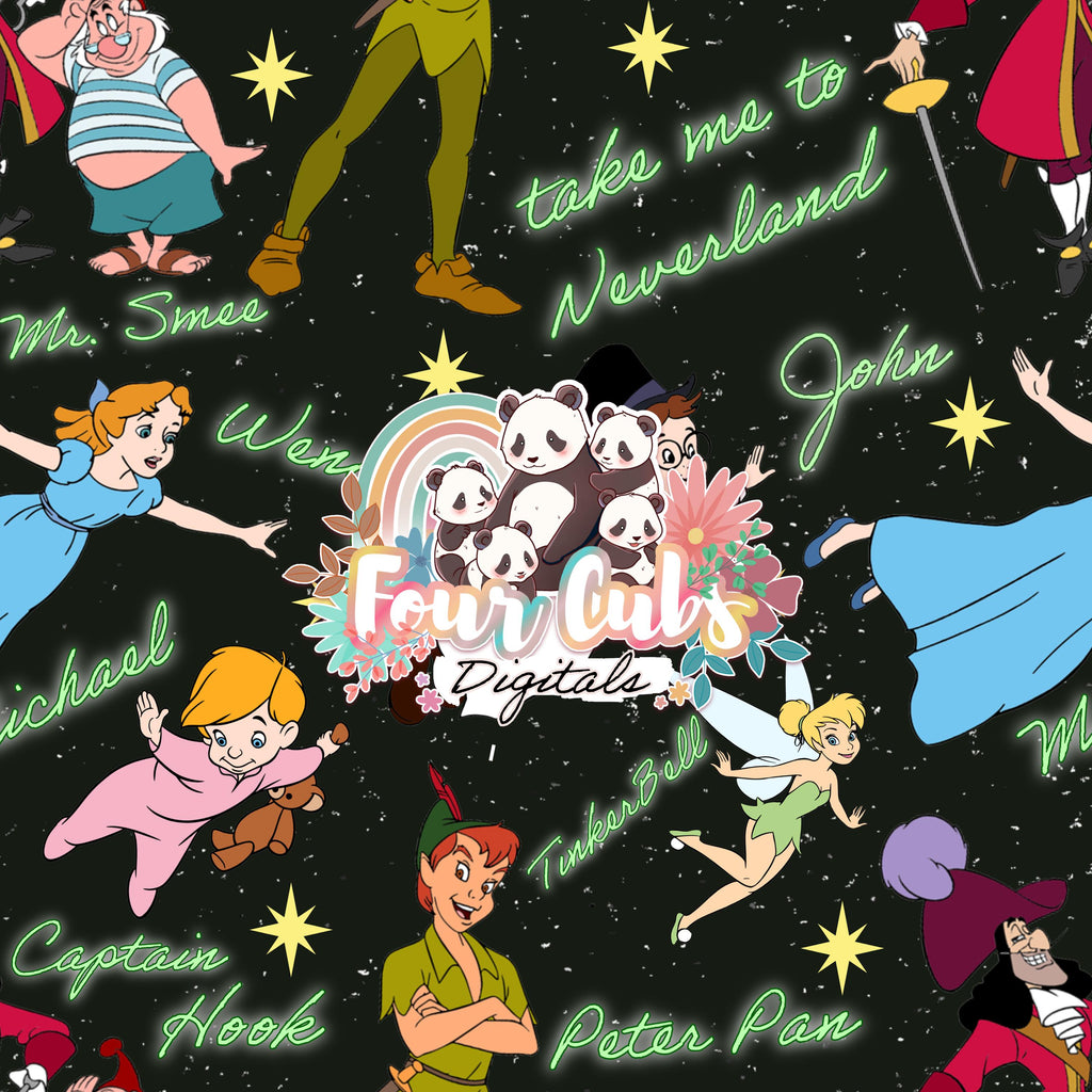 Magical Flying Adventures seamless