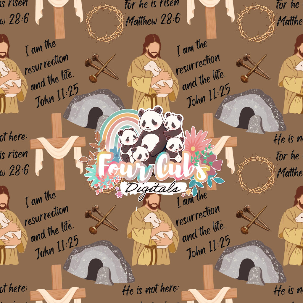 He Is Risen seamless