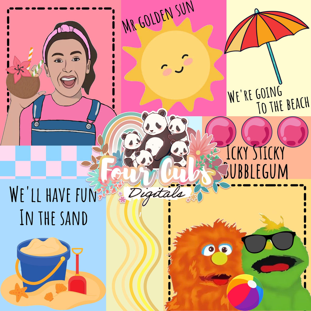 Summer Time Friends seamless