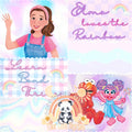 Pastel Rainbow Friends seamless
