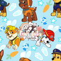 Pups Easter seamless