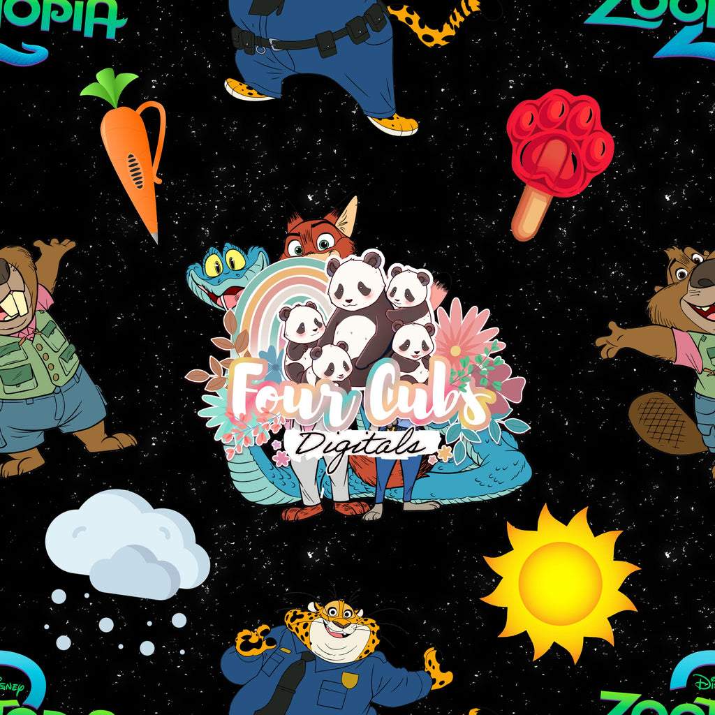 Zoo Critters seamless