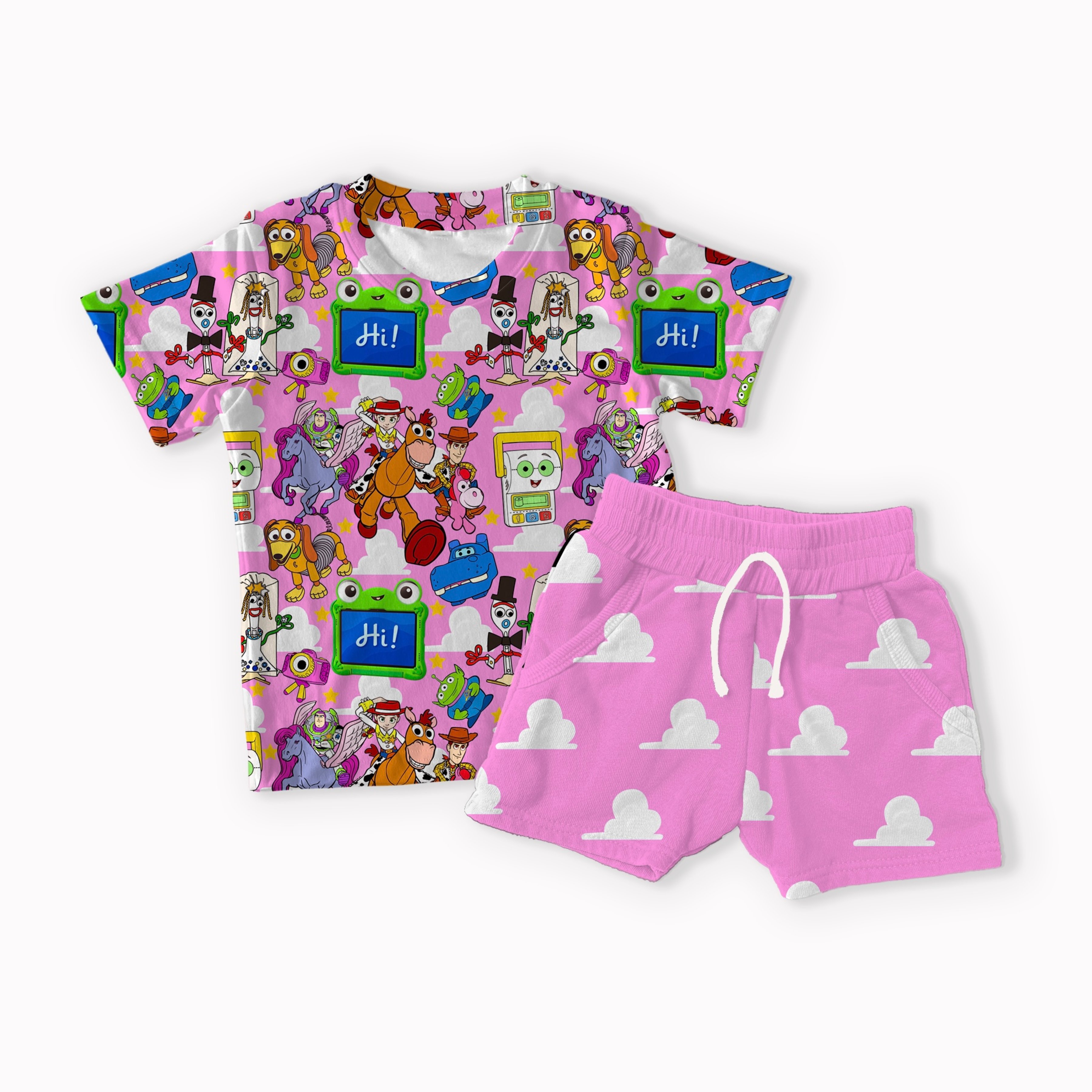 Beyond The Toy Box Blue and Pink seamless + matching