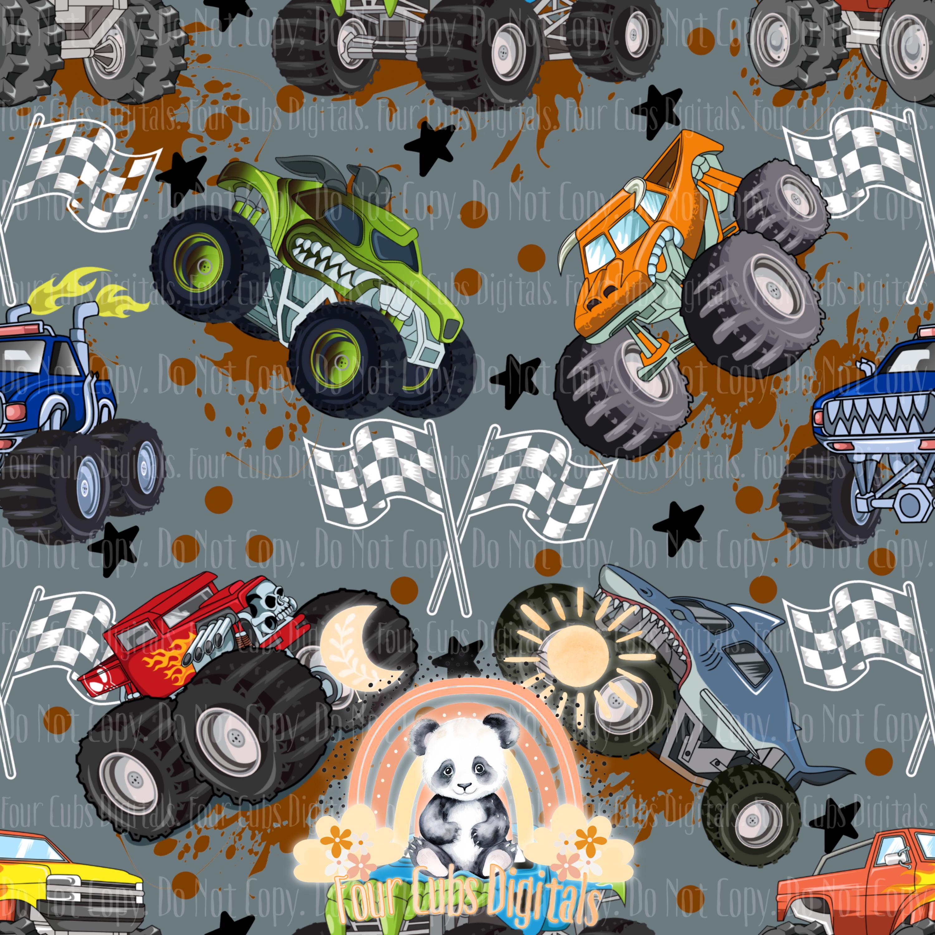 Boy Trucks seamless