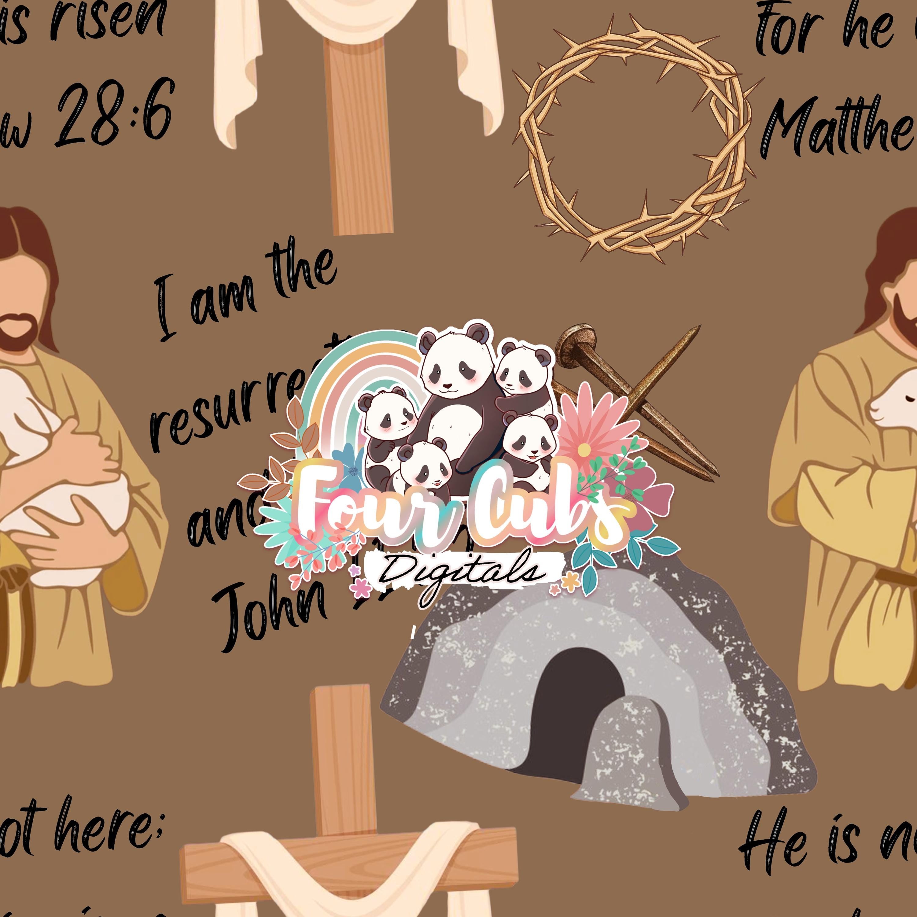 He Is Risen seamless