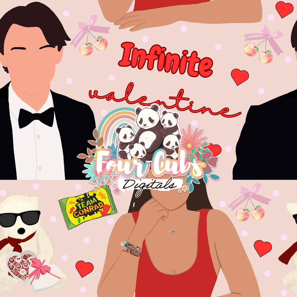 Infinite Valentine seamless