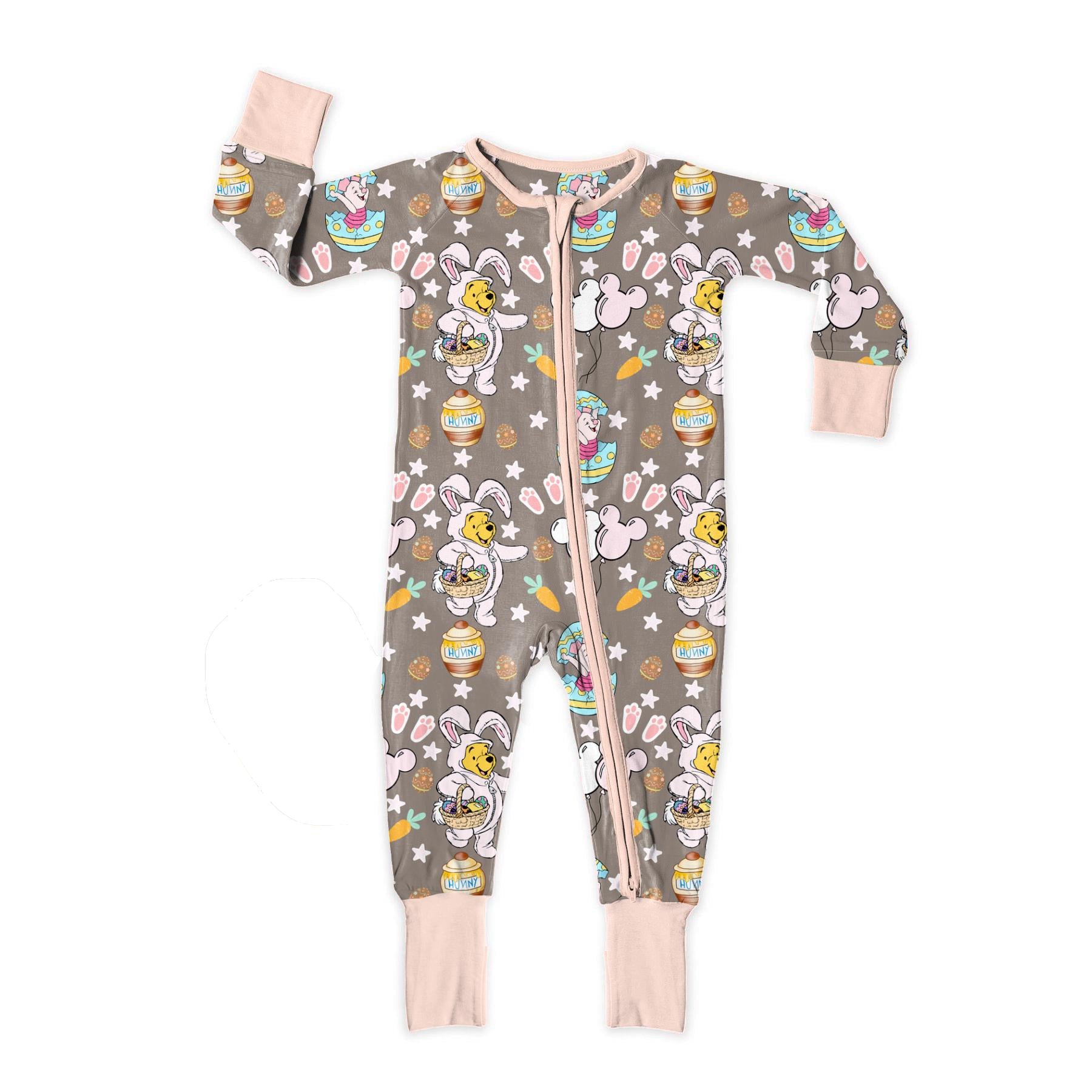Pooh Easter seamless