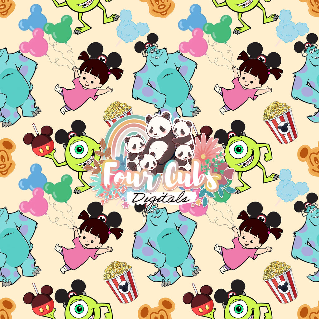 Monster Magic seamless