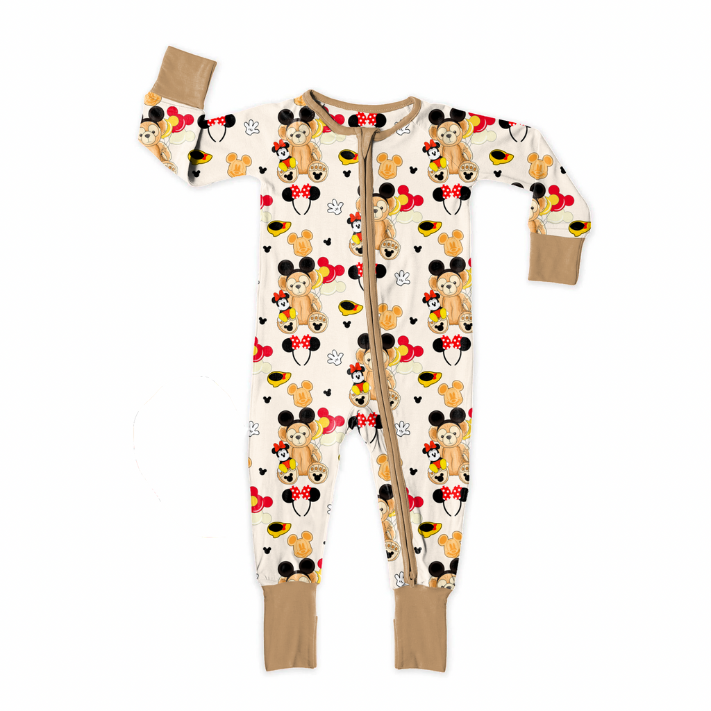Magical Bear and Mouse Girl seamless