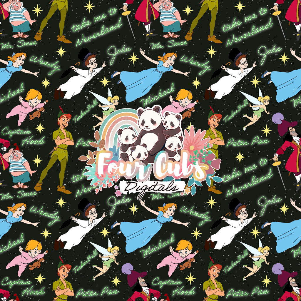 Magical Flying Adventures seamless