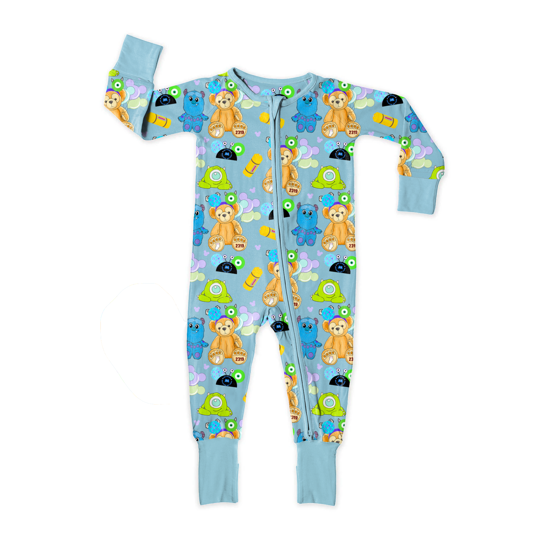 Magical Bear and Monsters seamless