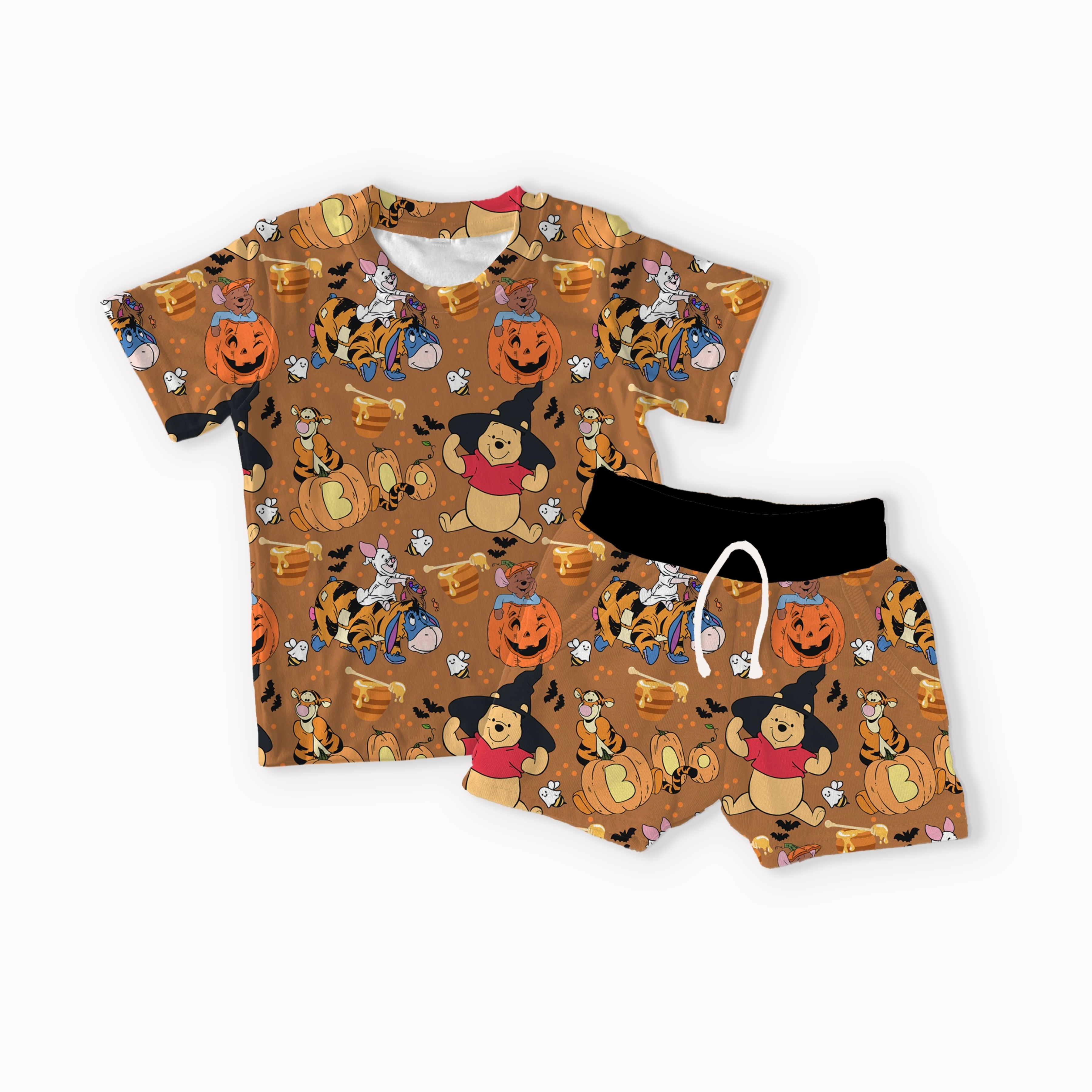 Pooh Halloween seamless