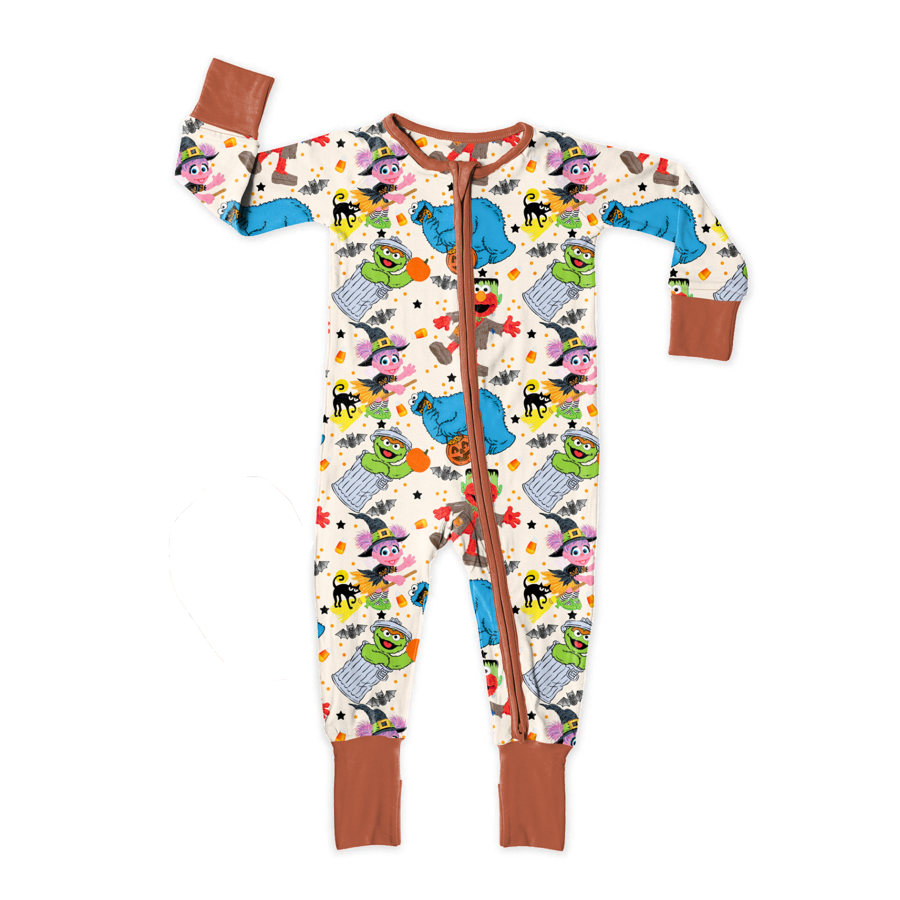 Street Monsters Halloween seamless
