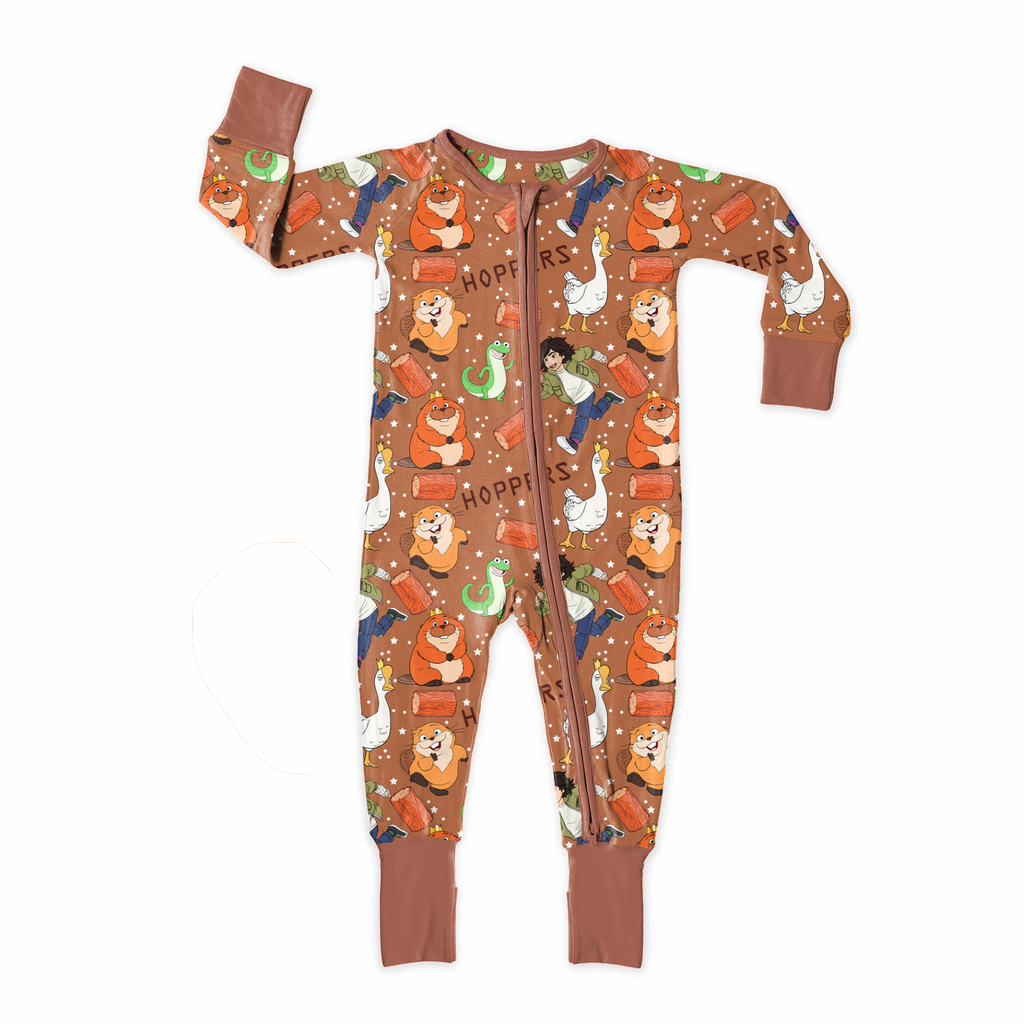 Critter Adventures Checkered, Light Brown and Dark Brown seamless