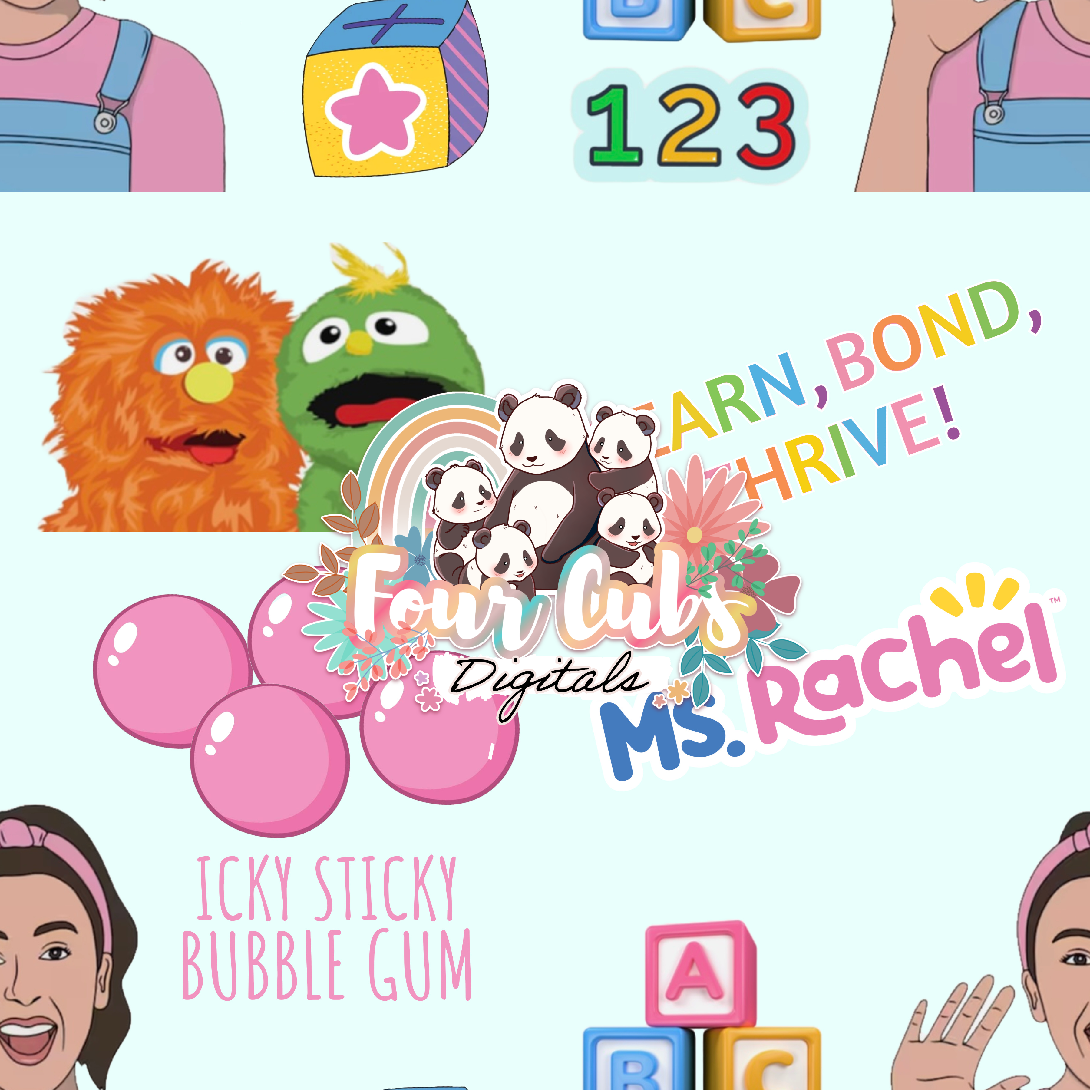 Sticky Bubblegum seamless