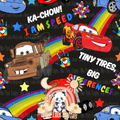 KA-CHOW Autism Black, Red, Blue and Brown seamless