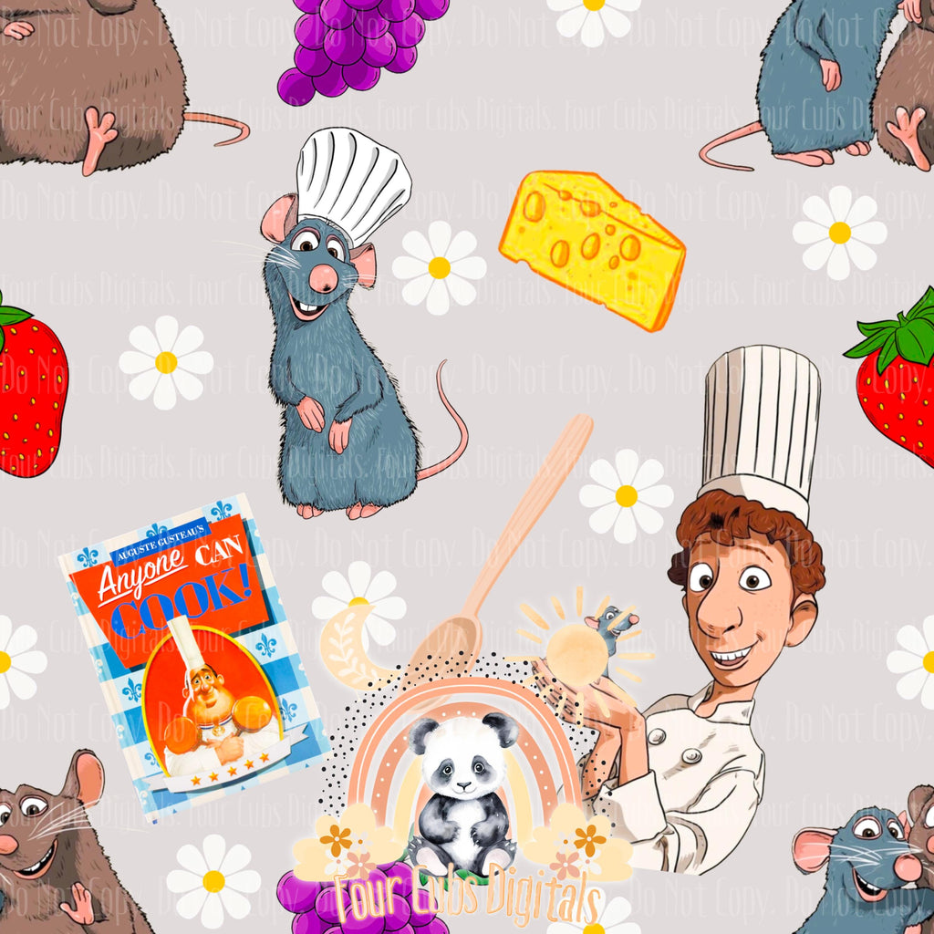 Little Chef Girl seamless