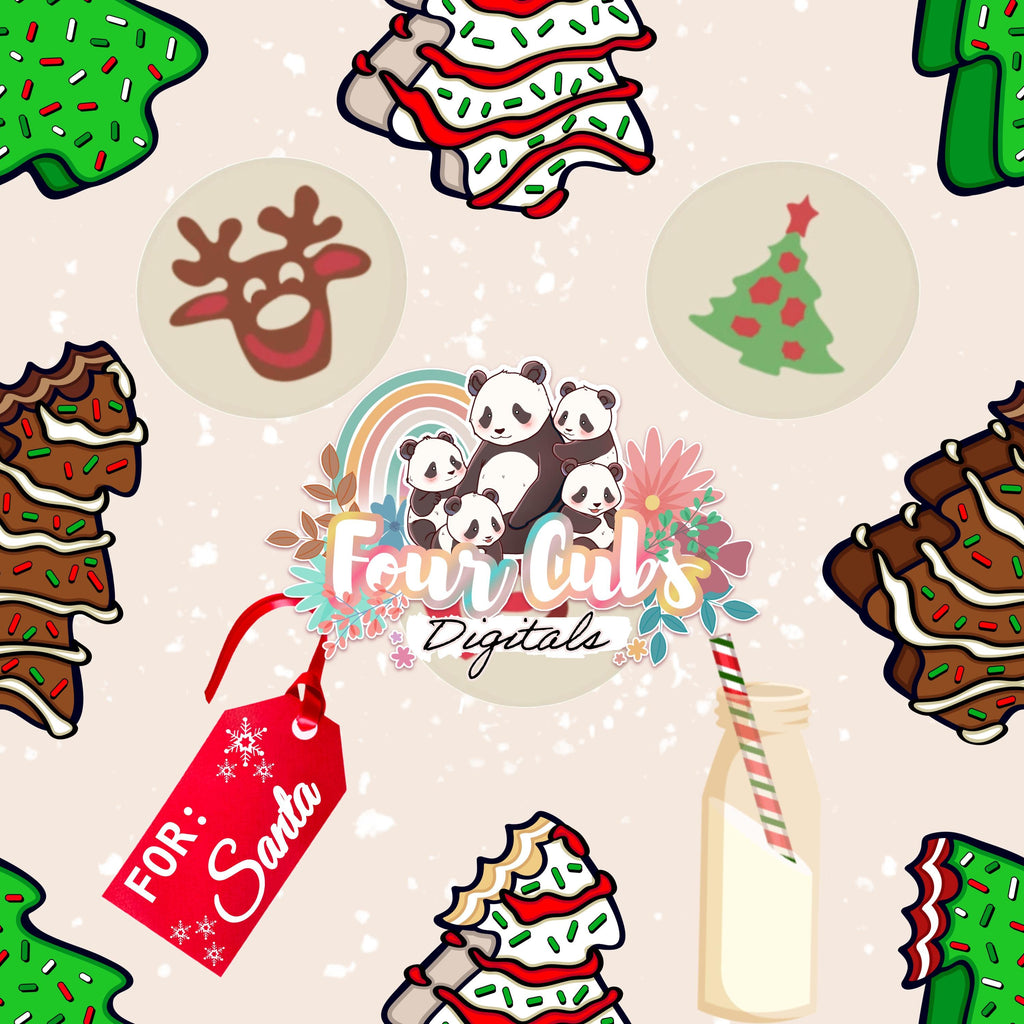 Christmas Cookie Mashup seamless