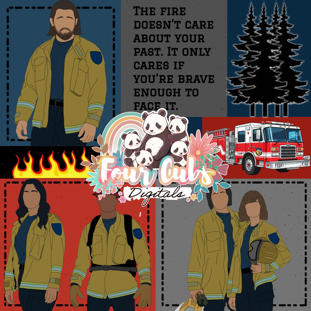 Wildfire Crew seamless