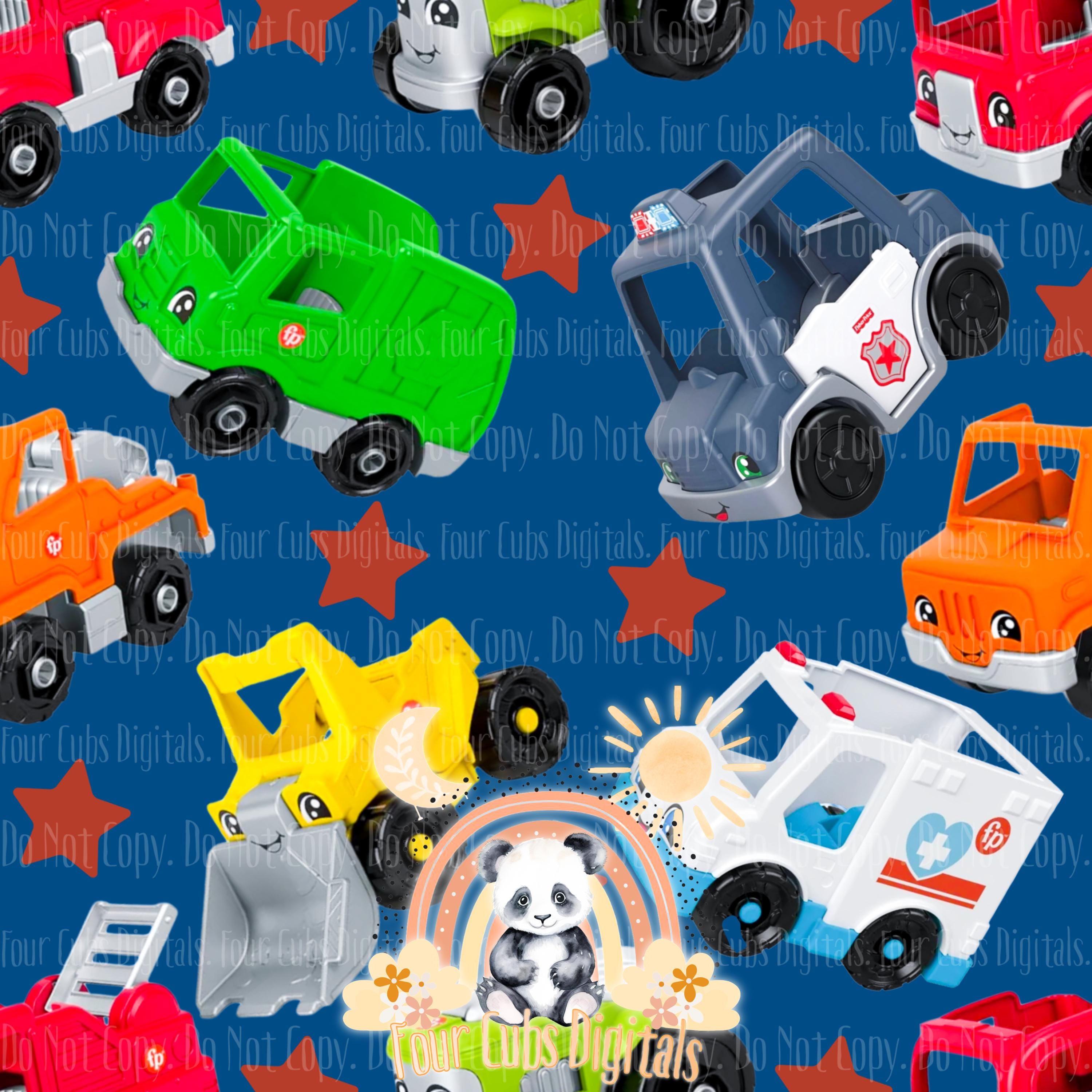 Toy Cars seamless