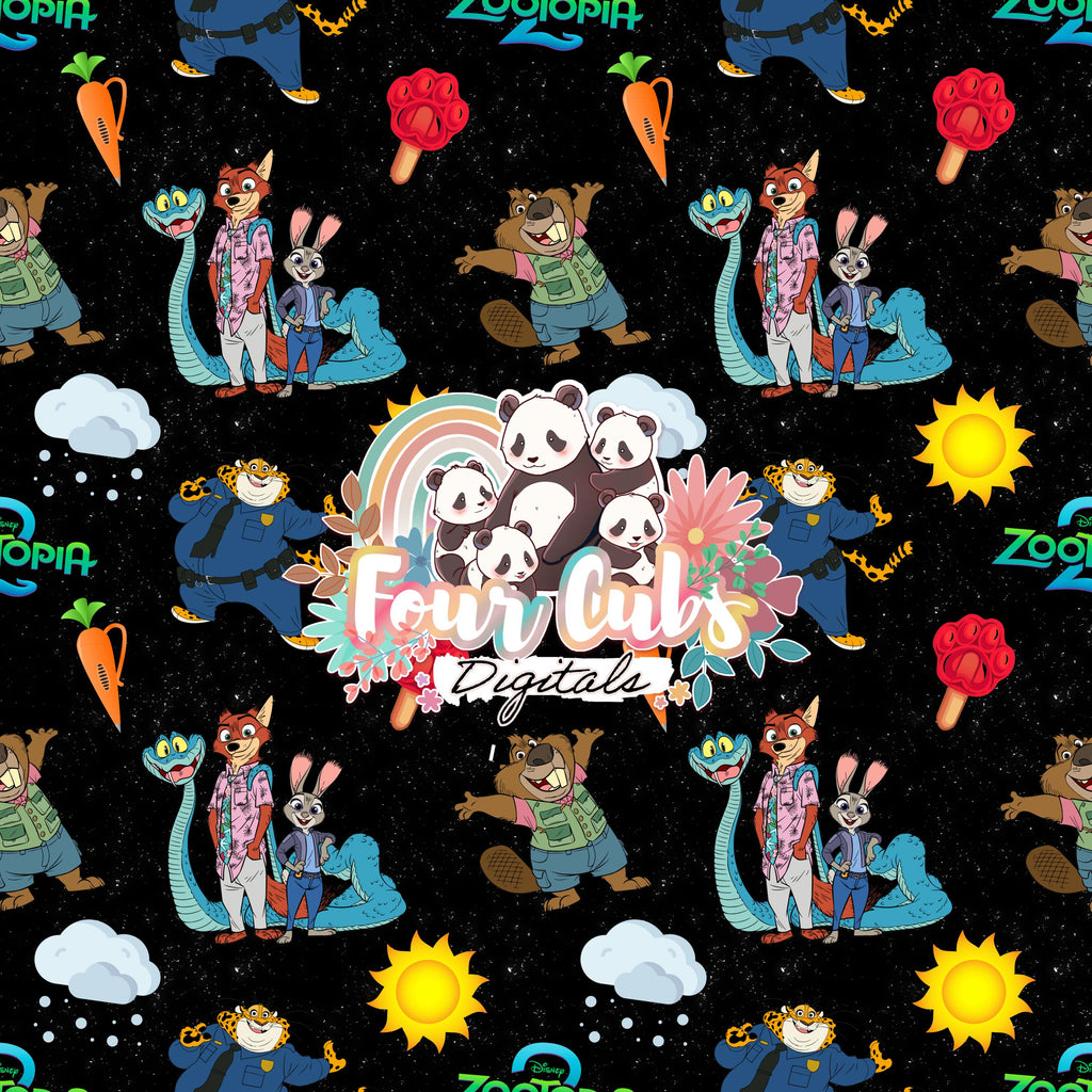Zoo Critters seamless
