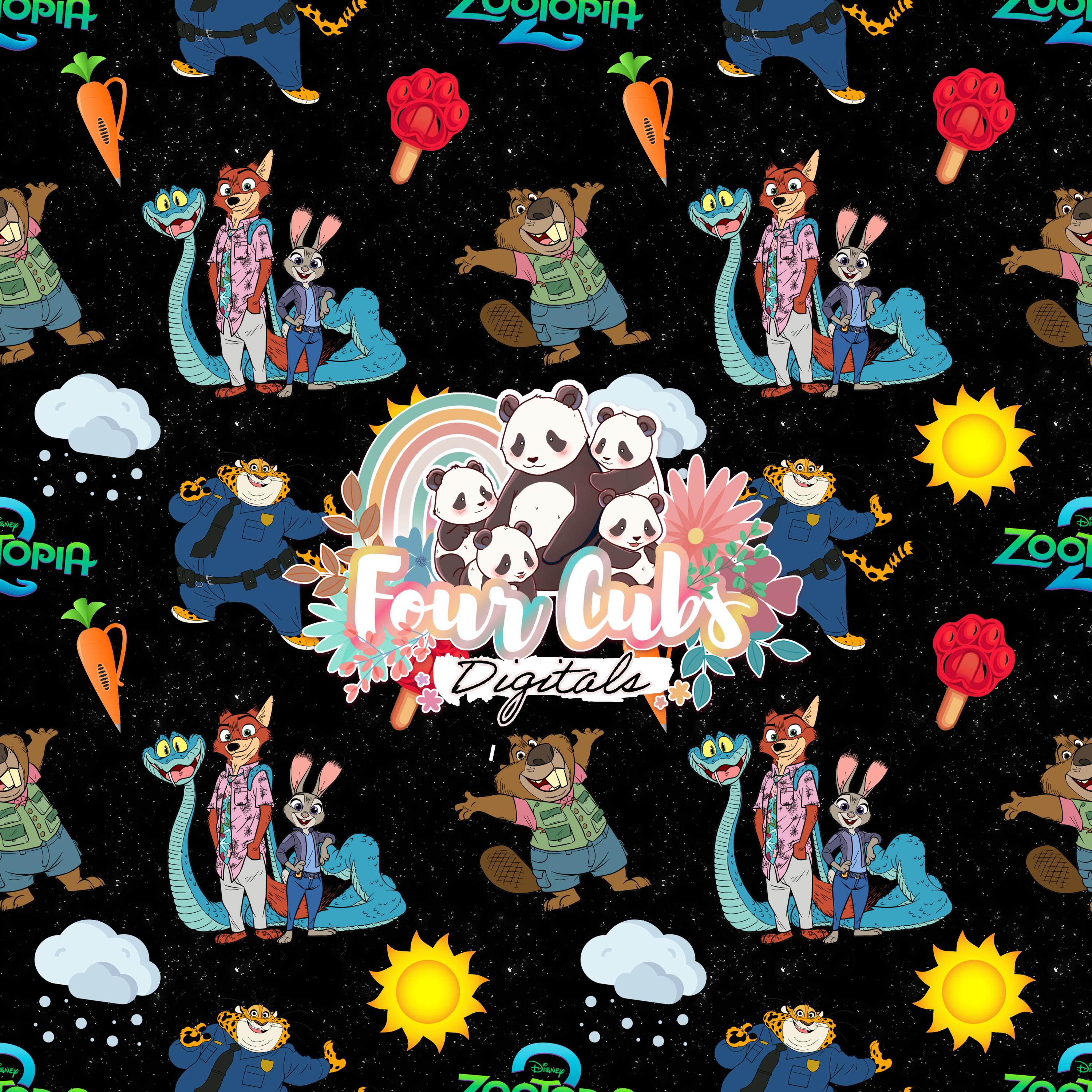 Zoo Critters seamless
