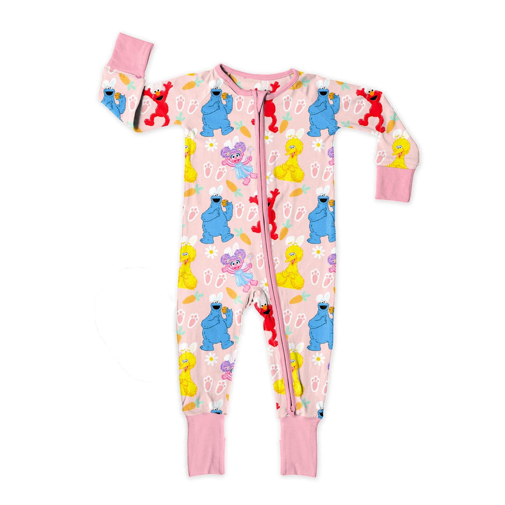 Pink Easter Street Monsters seamless