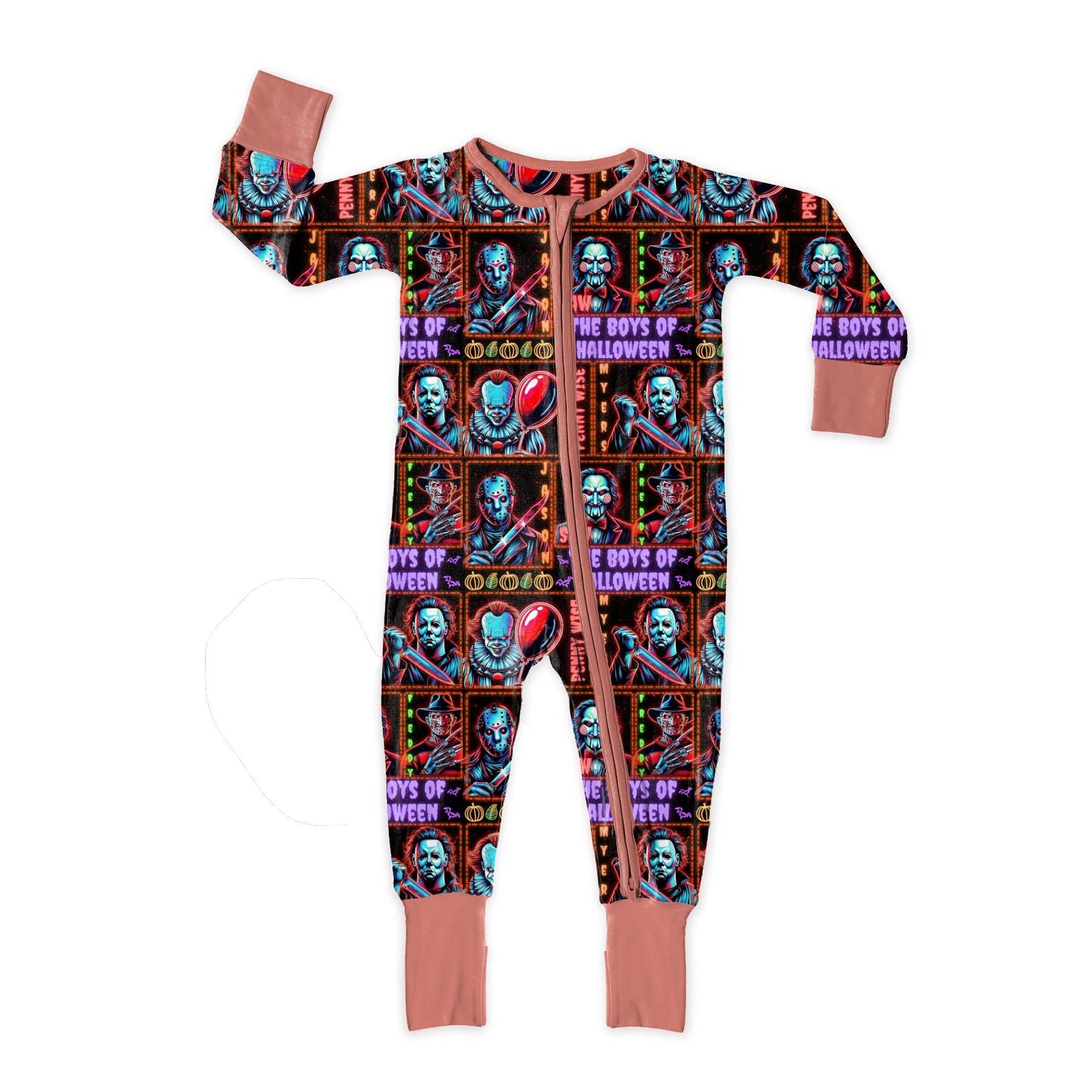 Neon Halloween Boys seamless