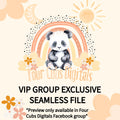 VIP102 -Four Cubs Digitals Facebook Group Exclusive Seamless Pattern