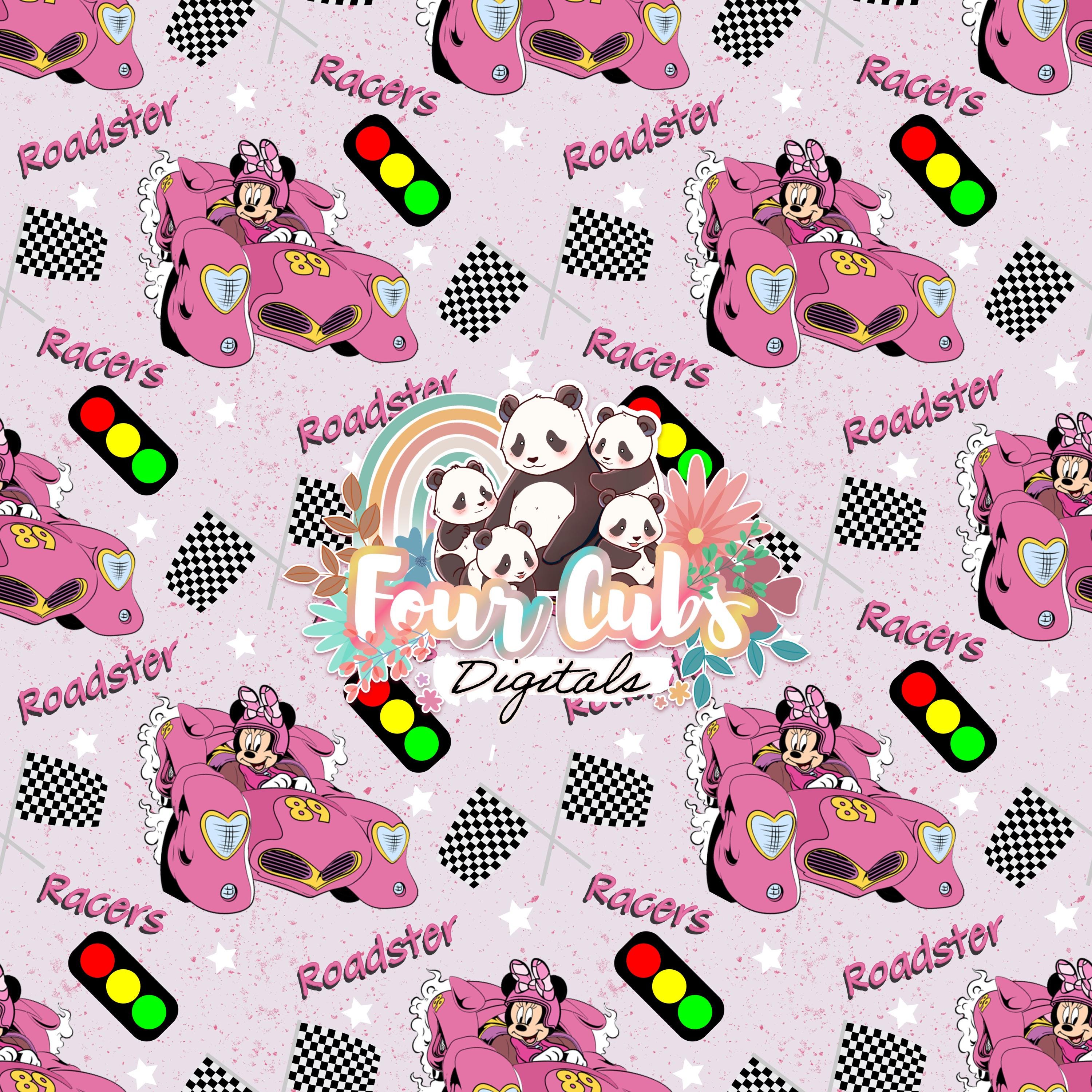 Hot Rod Mouse Boy and Girl seamless