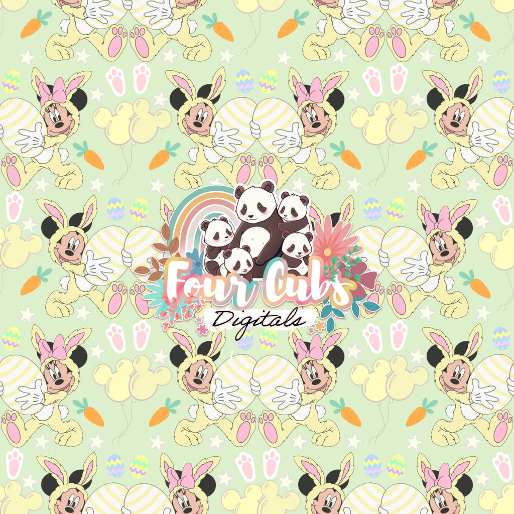 Easter Mouse seamless