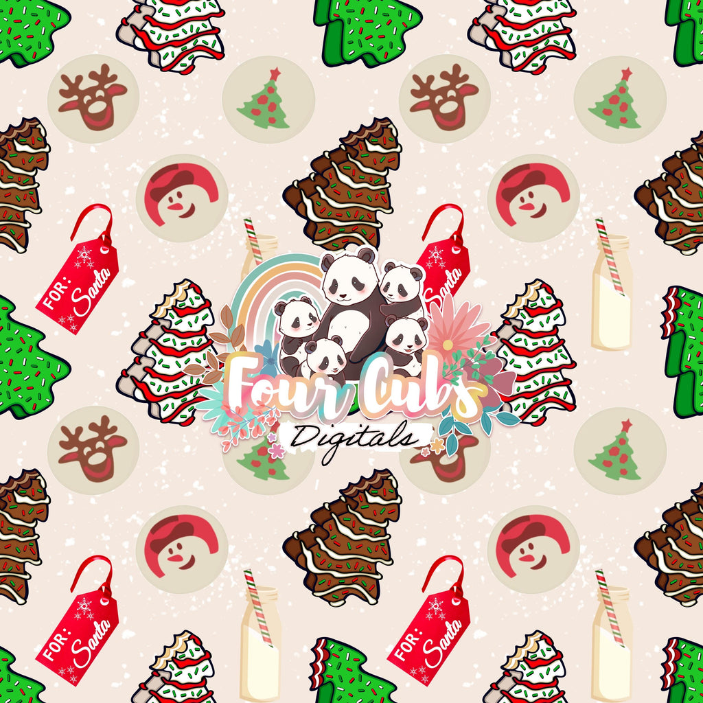 Christmas Cookie Mashup seamless
